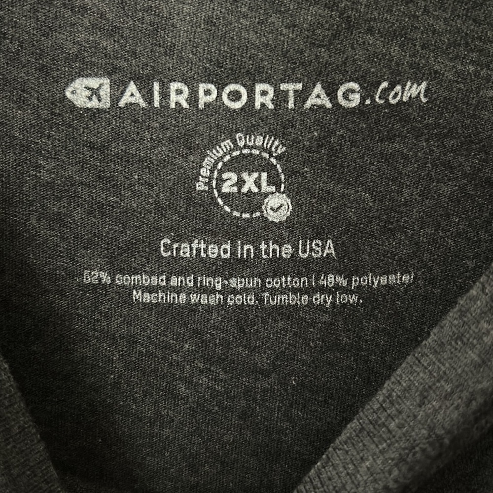 Plane Silhouettes t-shirt 2X Airportag - Picture 3 of 3